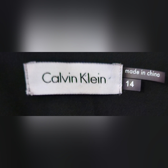 CALVIN KLEIN Sleeveless Sheath Dress ( Black), Size 14 - Picture 6 of 7
